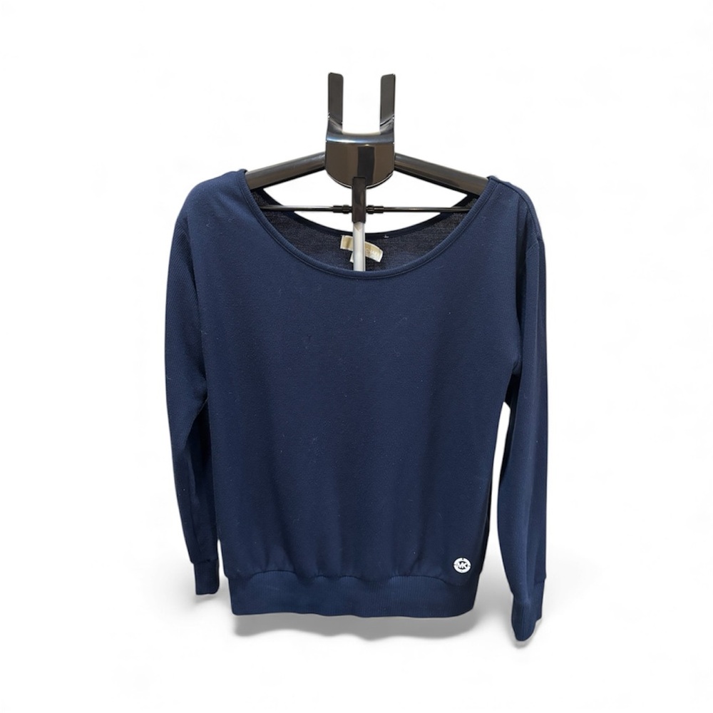 Michael Kors Deep Blue Scoop Neck Sweater